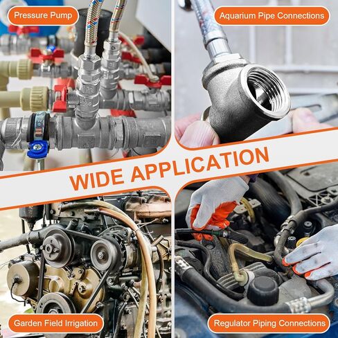 2 حزمة 304 أنثى الفولاذ المقاوم للصدأ إلى محول الذكور ، 3/8 "أنثى NPT x 1/4" الذكور موصلات تمديد أنابيب NPT للمربي in Kuwait