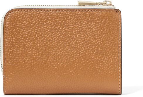 Kate Spade New York Ava Colorblocked Pebbled Leather Zip Bifold Wallet ، Ruby Citrus Multi in Kuwait
