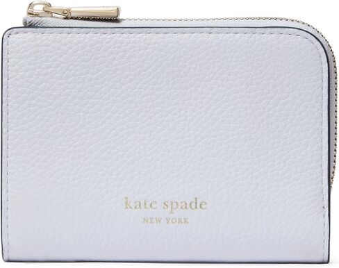 Kate Spade New York Ava Colorblocked Pebbled Leather Zip Bifold Wallet ، Ruby Citrus Multi in Kuwait