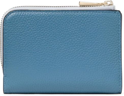 Kate Spade New York Ava Colorblocked Pebbled Leather Zip Bifold Wallet ، Ruby Citrus Multi in Kuwait