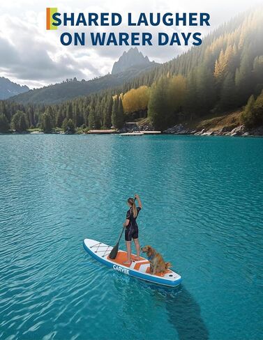 Inflatable Paddle Board for Adults, 10 ft 6 in/11 in Inflatable Stand Up Paddle Board with Premium Accessories, Non-Slip EVA Deck, Ultra-Light Carry Bag, Pump, SUP Board for Adult (Rose Red, 10.6 ft) in Kuwait