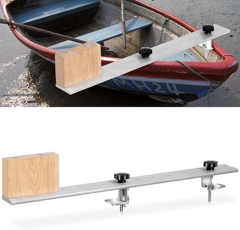 Canoe Trolling Motor Mount, Trolling Mount with Ash Wood Crossbar and Motor Block for Quick and Easy Kayak in Kuwait