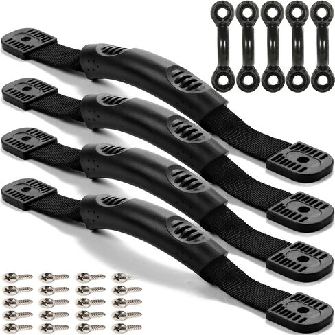 2pcs قوارب الزوارق الزورق ، مقابض كاياك على جانب القوارب ، مقابض بارك بارك - 5pcs بوس براغي 10 أجهزة كمبيوتر للقوارب قوارب زوارق زخرفة مجموعة in Kuwait