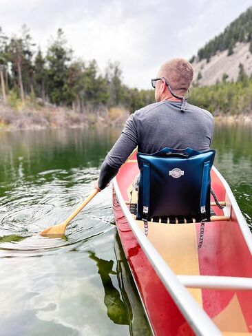 Crazy Creek Canoe Chair IV for Kayaking, Fishing, Camping & More, Detachable for Off The Boat Use, 250 LBS Weight Capacity, Adjustable Straps, Water-Resistant, Forest Green (Forest Green) in Saudi Arabia