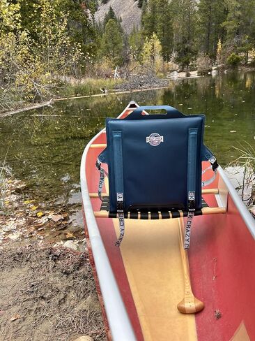 Crazy Creek Canoe Chair IV for Kayaking, Fishing, Camping & More, Detachable for Off The Boat Use, 250 LBS Weight Capacity, Adjustable Straps, Water-Resistant, Forest Green (Forest Green) in Saudi Arabia
