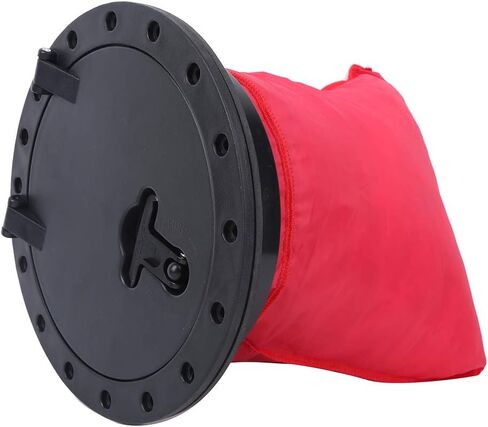 plplaaoo Standard Round Canoeing Compartment Cover Kit ABS Plastic Access Cover Waterproof Fishing Boat Accessory Easy Installation Material for Canoeing and Fishing Boats in Kuwait