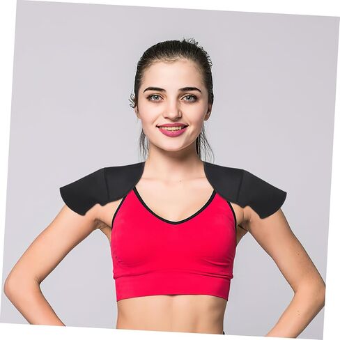 POPETPOP 2pcs Unisex Shoulder Protection Brace Shoulder Wraps for Sleep Wrestling Comfortable Breathable Warm Supportive in Saudi Arabia