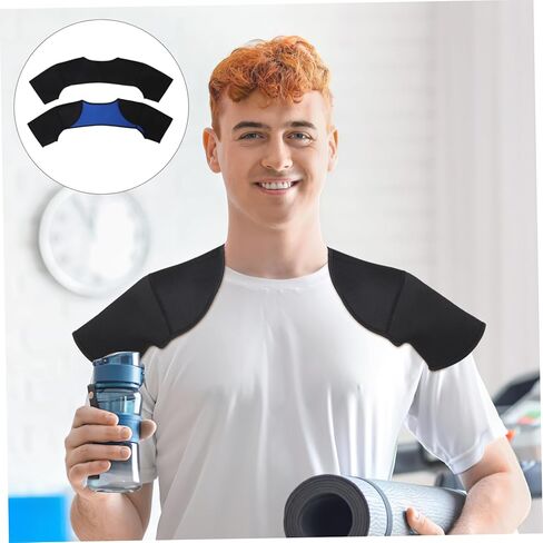 POPETPOP 2pcs Unisex Shoulder Protection Brace Shoulder Wraps for Sleep Wrestling Comfortable Breathable Warm Supportive in Saudi Arabia