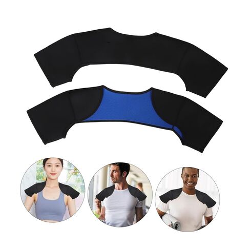 POPETPOP 2pcs Unisex Shoulder Protection Brace Shoulder Wraps for Sleep Wrestling Comfortable Breathable Warm Supportive in Saudi Arabia