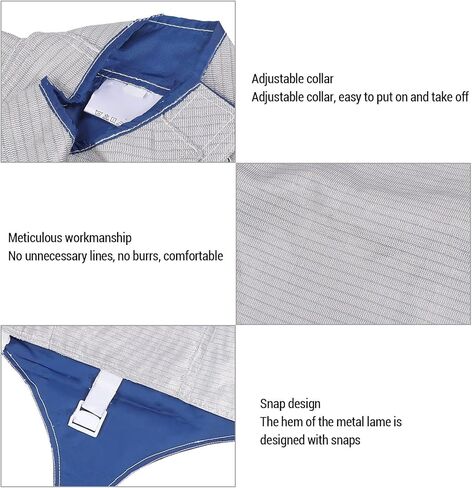 Alomejor Adjustable Neck Fencing Lame with Clean Cuts, Quick Hem Clasps for Extended Training and Competition Use, Three Dimensional Cut Cuffs for in Kuwait