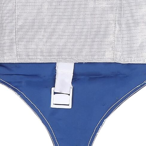 Alomejor Adjustable Neck Fencing Lame with Clean Cuts, Quick Hem Clasps for Extended Training and Competition Use, Three Dimensional Cut Cuffs for in Kuwait