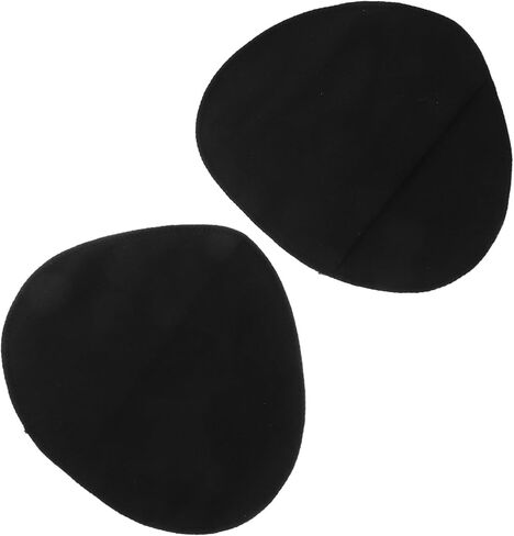 الأكمام الغطاء الثدي 1PAIR 1PAIR وحقيبة الثدي الاصطناعية العازلة العازلة العادية للرياضة الأنشطة في الهواء الطلق القطن من أجل الراحة الأسود in Saudi Arabia