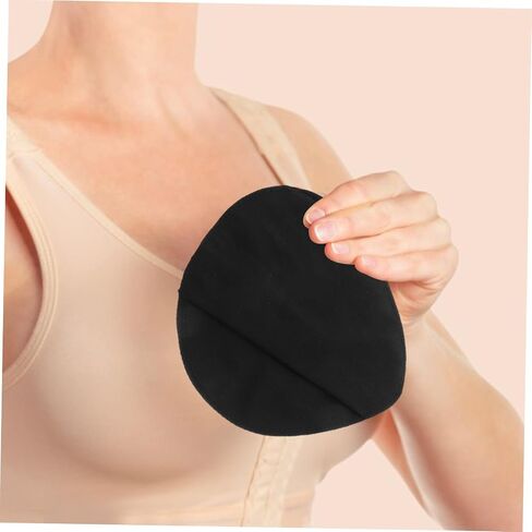 الأكمام الغطاء الثدي 1PAIR 1PAIR وحقيبة الثدي الاصطناعية العازلة العازلة العادية للرياضة الأنشطة في الهواء الطلق القطن من أجل الراحة الأسود in Saudi Arabia