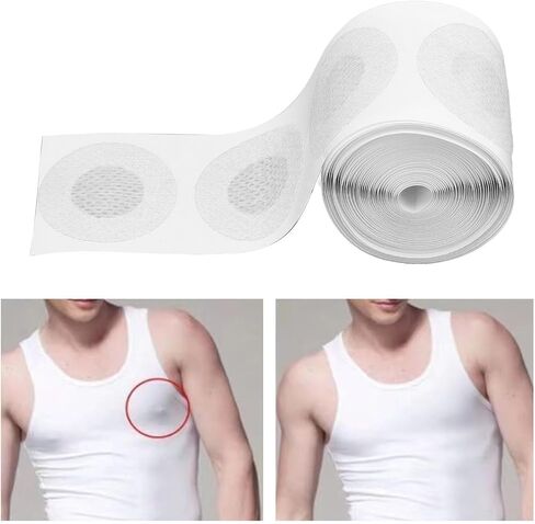 Gegong Male Chest Covers 50 Pack 4.5cm Disposable Adhesive Stickers For Sports Running Cycling Sweat Protection in Saudi Arabia