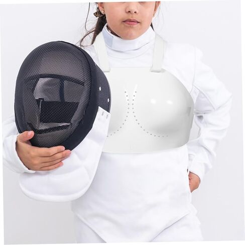 Adjustable Fencing Chest Guard for Women Protective Vest for Foil Fencers Football Volleyball Lightweight Durable Comfortable Ensures High Safety for All Ages in Kuwait