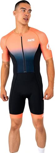 SLS3 Triathlon يناسب رجال النخبة Aero Tri Suit Men - Trisuit Triathlon - zip الكامل ، الأكمام الهوائية ، الجيوب الداخلية والخلفية in Saudi Arabia