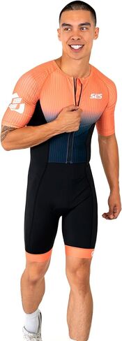 SLS3 Triathlon يناسب رجال النخبة Aero Tri Suit Men - Trisuit Triathlon - zip الكامل ، الأكمام الهوائية ، الجيوب الداخلية والخلفية in Saudi Arabia