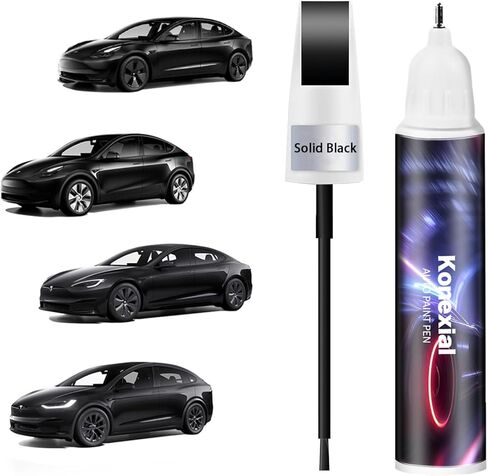 Stealth Gray (PN01) لمس الطلاء المتوافق مع Tesla Model Y/3/X/S ، مزيل خدش السيارة الممتاز للخدوش العميقة ، إصلاح قلم السيارة إصلاح الخدش ثنائية في واحد in Kuwait