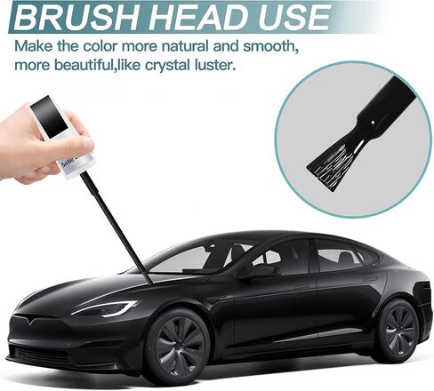 Stealth Gray (PN01) لمس الطلاء المتوافق مع Tesla Model Y/3/X/S ، مزيل خدش السيارة الممتاز للخدوش العميقة ، إصلاح قلم السيارة إصلاح الخدش ثنائية في واحد in Kuwait