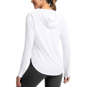 G Gradual Women's UPF 50+ Sun Shirt with Hoodie Long Sleeve UV Protection Shirts Lightweight Hiking Fishing Shirts for Women in Kuwait