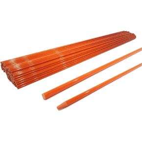 The ROP Shop Pack of 200 Snow Poles 48 inches Long, 1/4 inch, Orange, Fiberglass, Flexible in Saudi Arabia