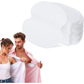 100Pcs Armpit Sweat Pads, Underarm Sweat Pads for Women, Premium Disposable Sweats Pad for Under Arms, Arm Pit Sweats Guard Unflavored Extra Adhesive Armpit Protection in Saudi Arabia
