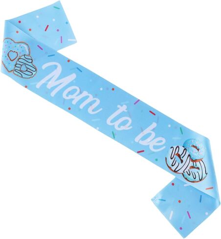 Jollyboom Donut Baby Shower Decorations Sash for Girl, Pink Donut Mom to Be Sash Sprinkled With Love Baby Shower Decorations Donut Baby Sprinkle Decorations for Girl in Saudi Arabia