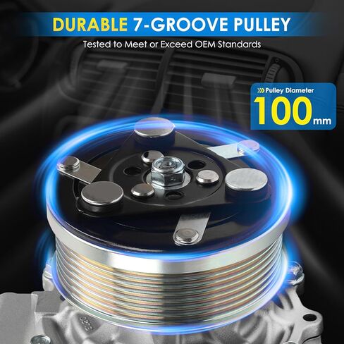 CAR A/C ضاغط ملاءمة للفترة 2011-2012 لـ Hyundai Sonata 2011-2012 لـ KIA Optima 2.0T 2.0L 2.4L باستبدال AUT AUTOMOTIVE ضاغط AC 977013R000 ، 178317 A/C ضاغط CAR CO 11218C in Kuwait