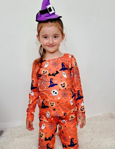 Arshiner Thermal Underwear for Kids Long Johns Girls Base Layer Top and Bottom Set in Saudi Arabia