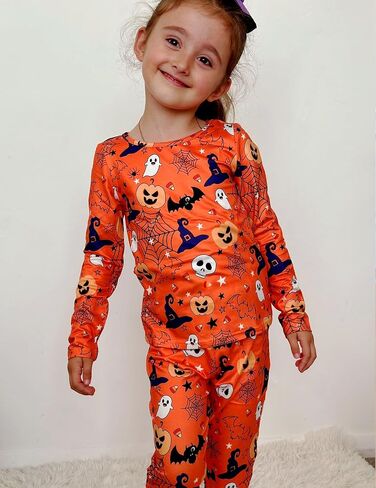 Arshiner Thermal Underwear for Kids Long Johns Girls Base Layer Top and Bottom Set in Saudi Arabia