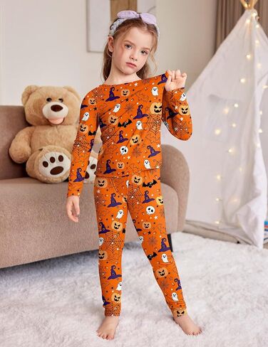 Arshiner Thermal Underwear for Kids Long Johns Girls Base Layer Top and Bottom Set in Saudi Arabia