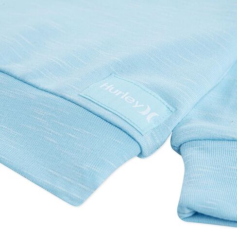 Hurley unisex-baby Soft Basic Cloud Slub Crewneck Sweatshirt and Joggers 2-piece Outfit Set in Saudi Arabia