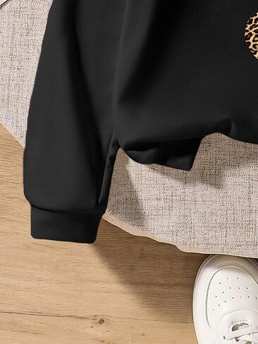 Girl's Hoodies Bowknot Graphic Hooded Sweatshirts Long Sleeve Fall Winter Pullover Tops in Saudi Arabia