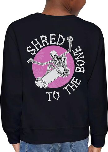 Teamore Sweatshirt for Girls Boys Toddler أضف نص التصميم الخاص بك نص قميص من الجانبين من الجوانب 2-7 سنوات in Saudi Arabia