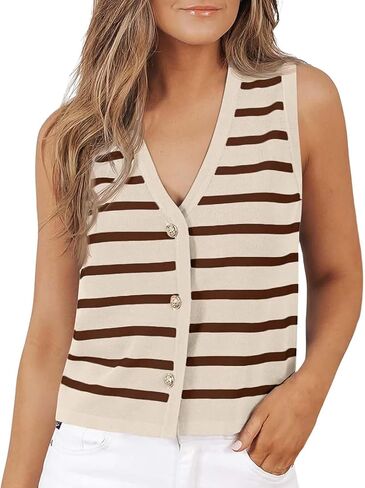 Oversized Winter Coats for Women Short Button Sweater Vest Casual Light Jackets for Women X1 in Kuwait