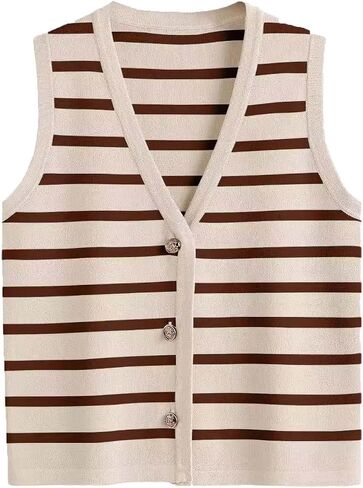 Oversized Winter Coats for Women Short Button Sweater Vest Casual Light Jackets for Women X1 in Kuwait
