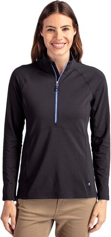 قاطع و Buck Adapt Eco متماسكة التماسك المعاد تدويره نصف zip pullover in Saudi Arabia