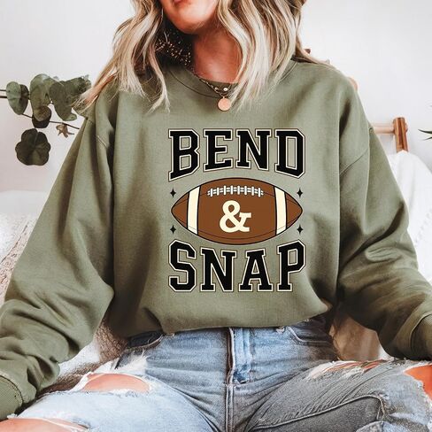 Bend and Snap Sweatshirt, Football Sweatshirt, Game Day Outfit, Funny Football, Legally Blonde Reference, Sports Humor, Women’s Game Days, College gamee Day, Footbal Fan Gift in Saudi Arabia