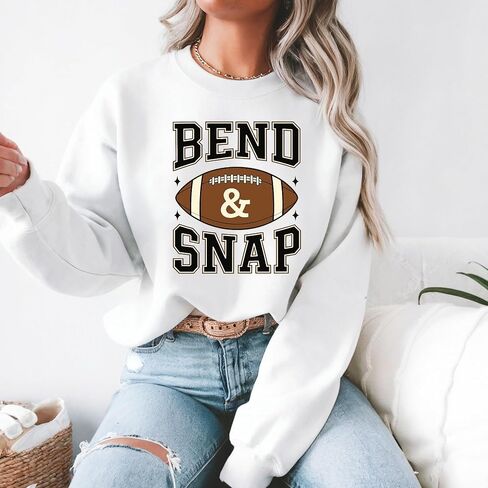 Bend and Snap Sweatshirt, Football Sweatshirt, Game Day Outfit, Funny Football, Legally Blonde Reference, Sports Humor, Women’s Game Days, College gamee Day, Footbal Fan Gift in Saudi Arabia