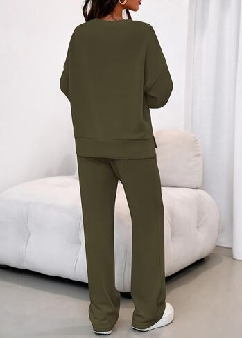 Kirundo Sweatuits Women 2 قطعة ملابس من النوع الثقيل من النوع الثقيل من النوع الثقيل 2025 Fall Fashion Lounge Set TrackSuit Suit Suit in Saudi Arabia