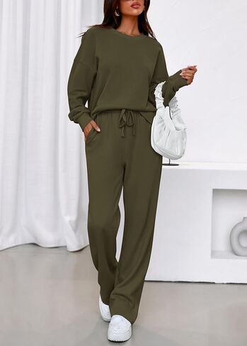 Kirundo Sweatuits Women 2 قطعة ملابس من النوع الثقيل من النوع الثقيل من النوع الثقيل 2025 Fall Fashion Lounge Set TrackSuit Suit Suit in Saudi Arabia