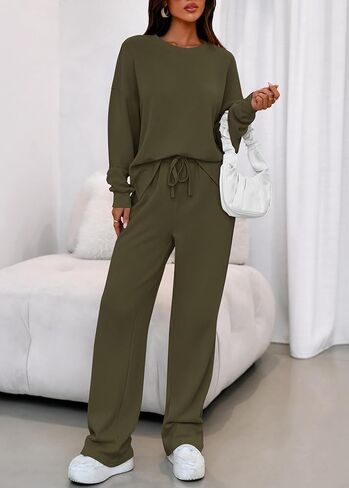 Kirundo Sweatuits Women 2 قطعة ملابس من النوع الثقيل من النوع الثقيل من النوع الثقيل 2025 Fall Fashion Lounge Set TrackSuit Suit Suit in Saudi Arabia
