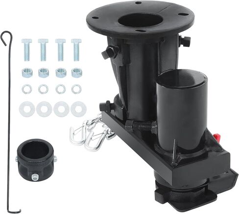 New Adjustable Cushioned Fifth Wheel Gooseneck Adapter Replace Convert-A-Ball C5G1216 Gooseneck Adapter 12"-16", GTW 20000 in Saudi Arabia