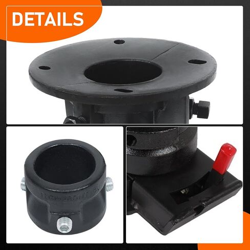 New Adjustable Cushioned Fifth Wheel Gooseneck Adapter Replace Convert-A-Ball C5G1216 Gooseneck Adapter 12"-16", GTW 20000 in Saudi Arabia