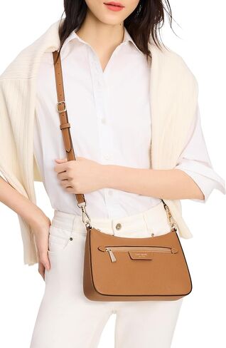 kate spade new york Hudson Pebbled Leather Convertible Crossbody, Pastry Pink in Kuwait