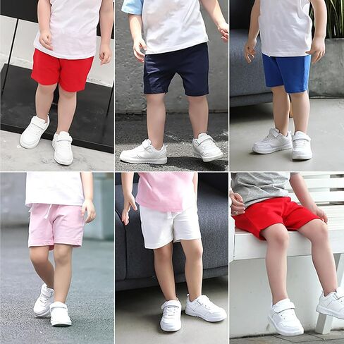 Toddler Baby Boy Elastic Waist Pull On Cotton Shorts for Littler Kids Girls Athletic Short Pants Baby Boy Clothing Set in Saudi Arabia