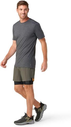 Smartwool Men's Merino Short Sleeve Tee Black L in Kuwait