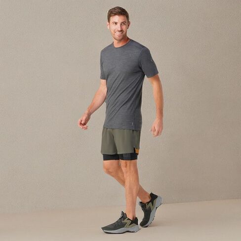 Smartwool Men's Merino Short Sleeve Tee Black L in Kuwait