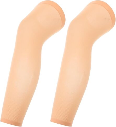 Beige Tattoo Cover up Thigh High Compression Sleeves for Women - Uv Protection Comfortable Fit for Scars and Tattoos Suitable for Leg Circumference up to 23 6 Inches in Saudi Arabia