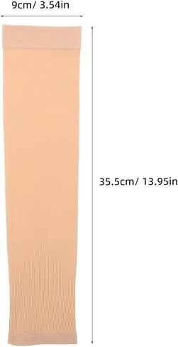 Beige Tattoo Cover up Thigh High Compression Sleeves for Women - Uv Protection Comfortable Fit for Scars and Tattoos Suitable for Leg Circumference up to 23 6 Inches in Saudi Arabia